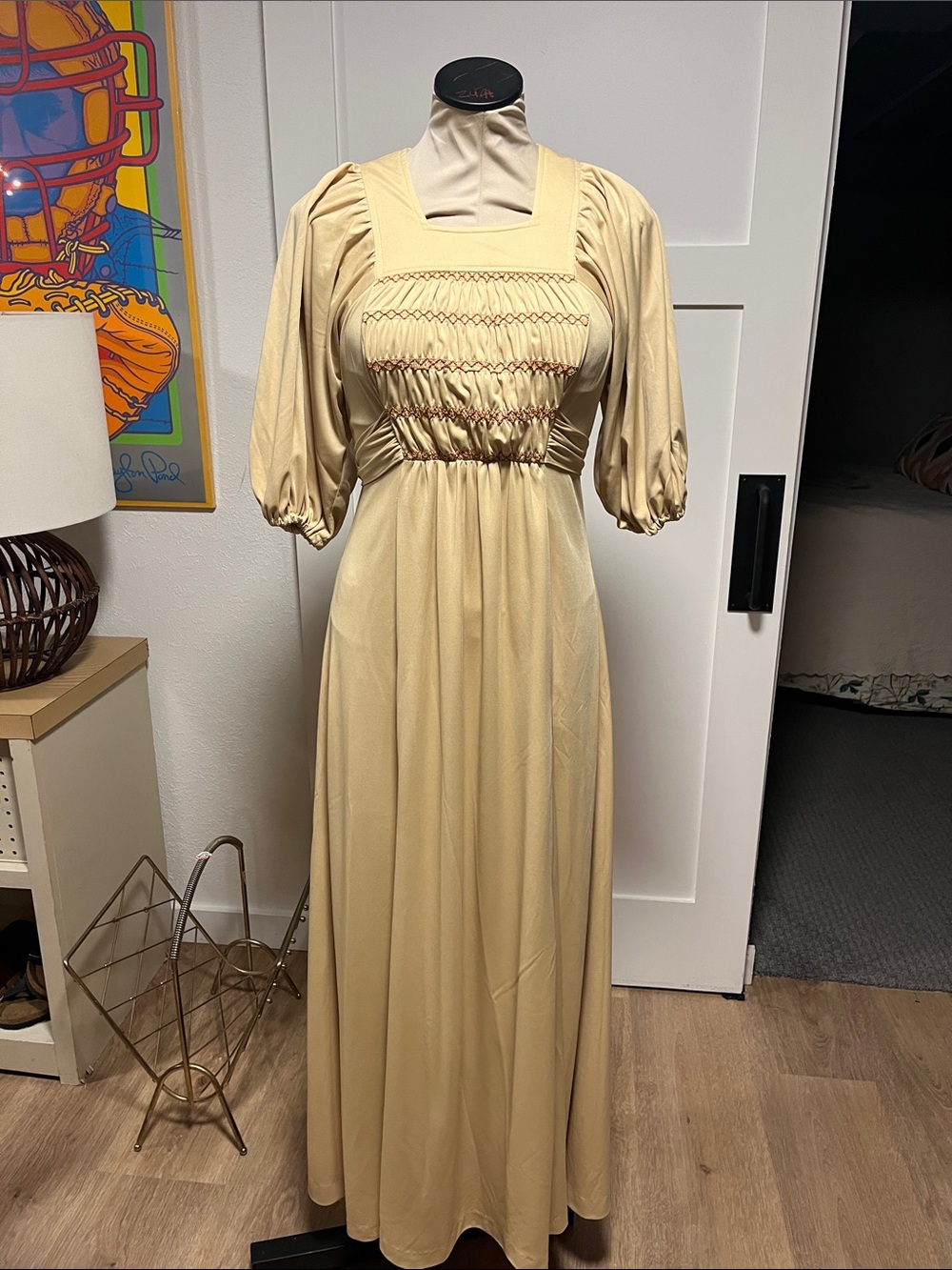 Fabulous Vintage 70’s Peasant Dress